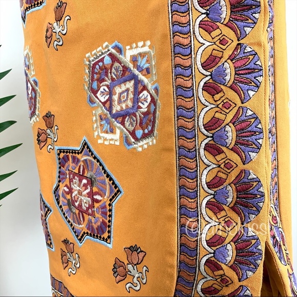 ANTHROPOLOGIE Krissy Embroidered Pencil Skirt - Picture 14 of 15